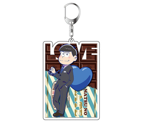 (Goods) Osomatsu-san: LOVEMATSU Acrylic Key Chain (Karamatsu）