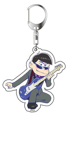 (Goods) Osomatsu-san: Konya wa Saikou Acrylic Key Chain (Karamatsu）