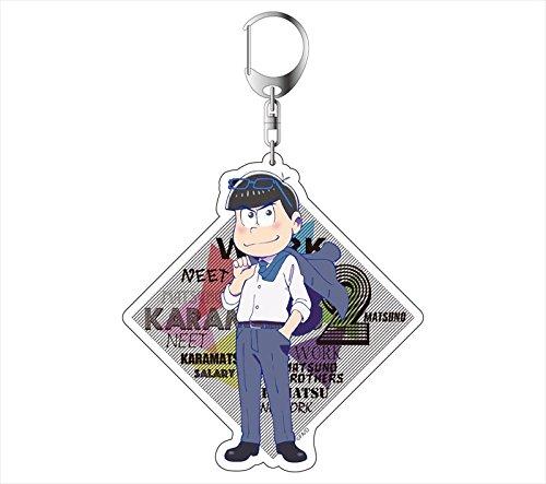 (Goods) Osomatsu-san: Acrylic Key Chain SalaryMatsu ver. (Karamatsu)