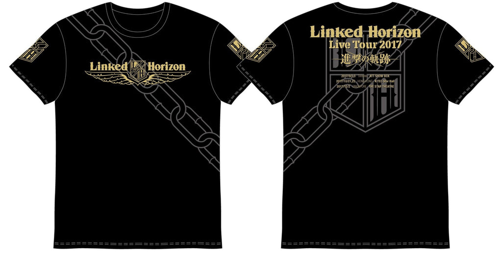 (Goods) Linked Horizon Live Tour 2017: Shingeki no Kiseki T-shirt [Overseas Show Limited Edition]