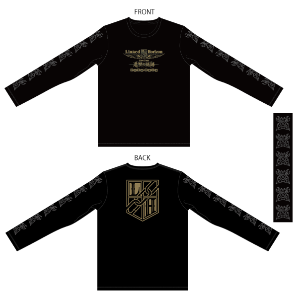 (Goods) Linked Horizon Live Tour Triumph of Shingeki no Kiseki: Assembly of All Members Long-sleeved T-shirt