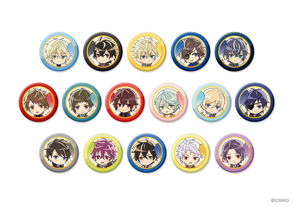 [※Blind Box](Goods) Ikemen Series Chibi Trading Button Badge - Top Ikemen Boyfriend 2017 Finalist Commemoration Ver.