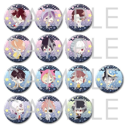 [※Blind Box](Goods) DIABOLIK LOVERS: OYASUMI CHIBIKKOVAMPIRE BIG BUTTON BADGES
