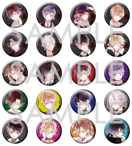 [※Blind Box](Goods) DIABOLIK LOVERS: BUTTON BADGE 2014 vol.1