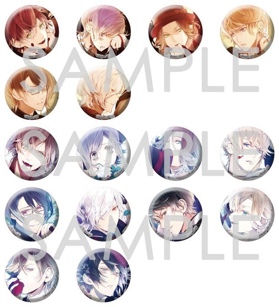 [※Blind Box](Goods) DIABOLIK LOVERS: BUTTON BADGE 2014 vol.1