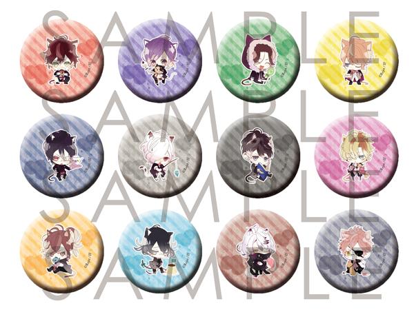 [※Blind Box](Goods) DIABOLIK LOVERS: BUTTON BADGE 2014 vol.2