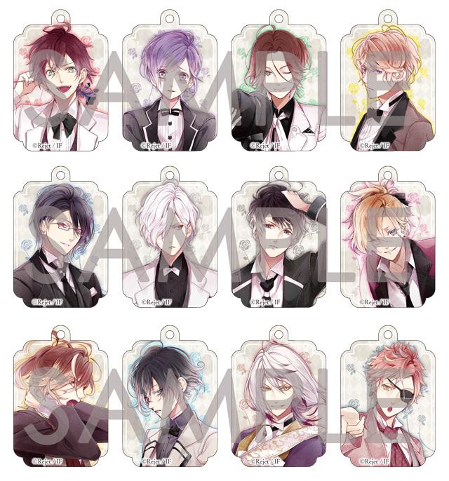 [※Blind Box](Goods) DIABOLIK LOVERS: TRADING ACRYLIC STRAP