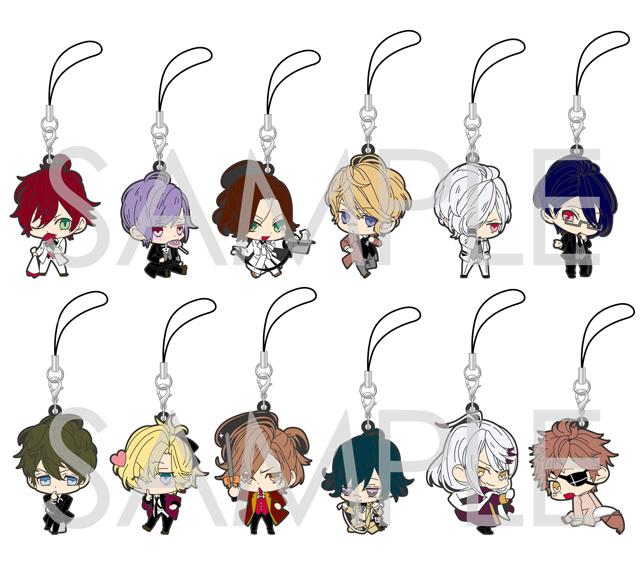 [※Blind Box](Goods) DIABOLIK LOVERS BLOODY BOUQUET: TRADING RUBBER STRAP 201