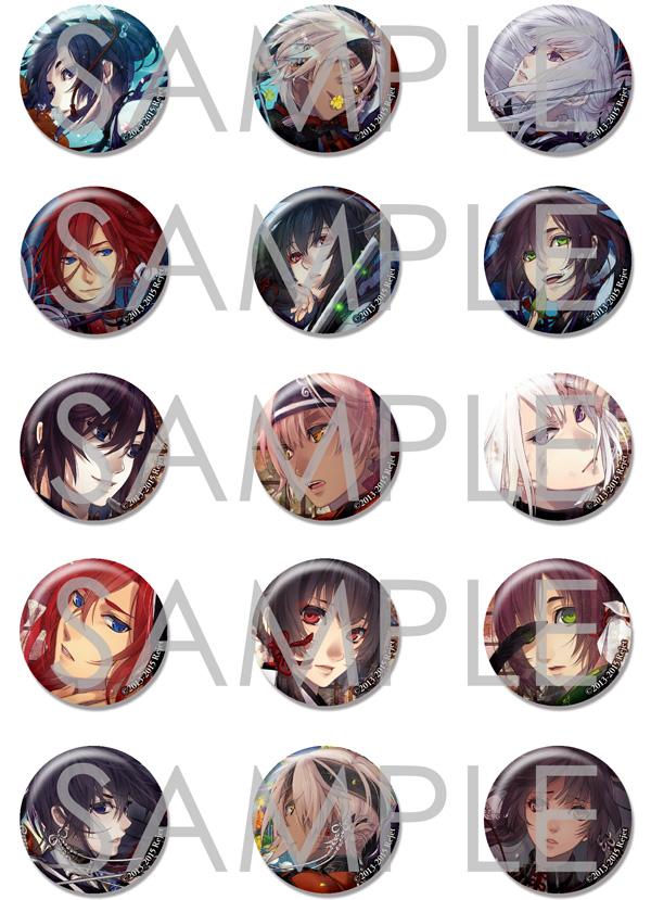 [※Blind Box](Goods) KEN GA KIMI for V: BUTTON BADGE 2015 vol.1