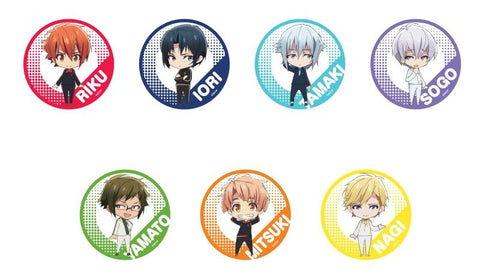 [1BOX=7 ※Blind Box] (Goods) IDOLiSH7 Chibi Button Badges - Training Wear ver.