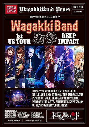 (Blu-ray) Wagakki Band / Wagakki Band 1st US Tour Shogeki - DEEP IMPACT - [Regular Edition]